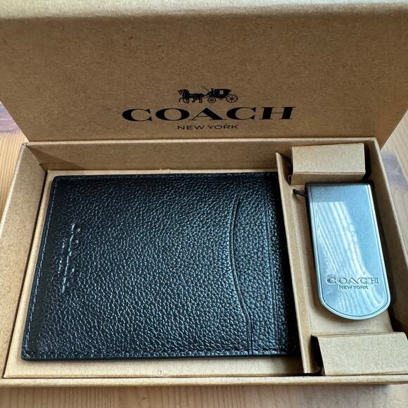 ❤️ Coach Boxed 3 In 1 Card Case Gift Set - Picture 8 of 10